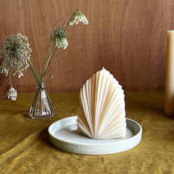 Aurora & Ceramic Candle Plate