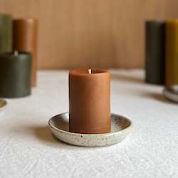 Classic Pillar & Small Candle Plate