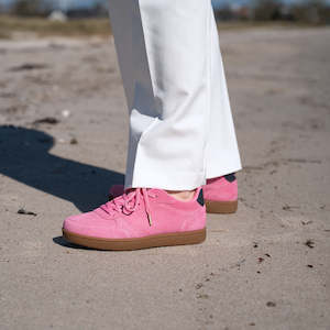 Footwear: Bjork Suede Sneaker - Aurora Pink