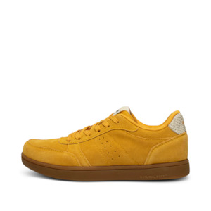 Footwear: Bjork Suede Sneaker - Old Gold