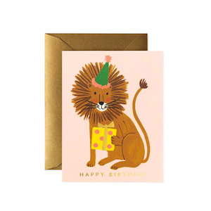 Lion Birthday Card