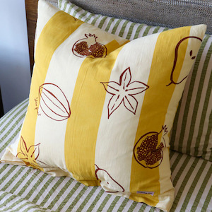 Euro Pillowcase Set - Winter Fruit