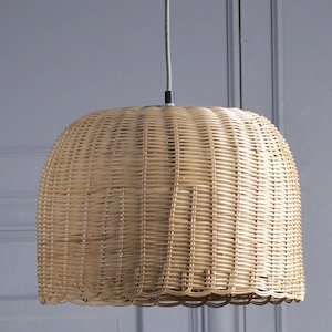 Rattan Weave Hanging Light Shade