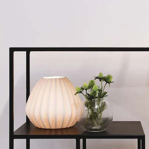 Lamps: Wide Ridge Table Lamp