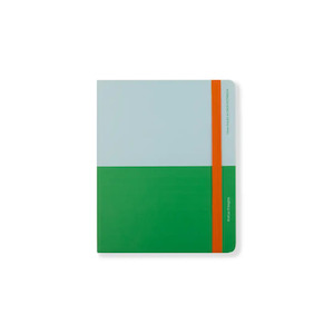 Classic Wrap Ruled Notebook - Sky & Green