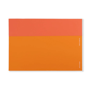 A4 Weekly Desk Pad - Red & Orange