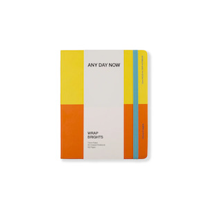 Notebooks Planners: Classic Wrap Ruled Notebook - Orange & Yellow