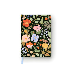 Notebooks Planners: Fabric Journal - Strawberry Fields