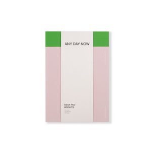 A5 Grid Desk Pad - Pink and Green