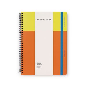 B5 Dot Grid Spiral Notebook - Yellow and Orange