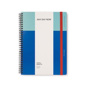 B5 Dot Grid Spiral Notebook - Mint and Blue