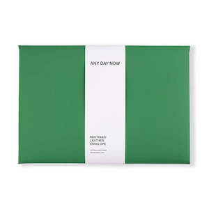 Fbd: Recycled Leather Envelope Folder - Green