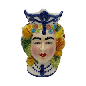 Ceramic Positano Vase - 18cm