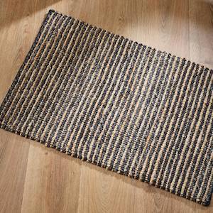 Lima Entrance Mat - Charcoal/Natural - 600mm x 1000mm