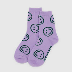 Apparel: Crew Sock -  Happy