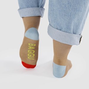 Apparel: Ribbed Sock - Medium/Large