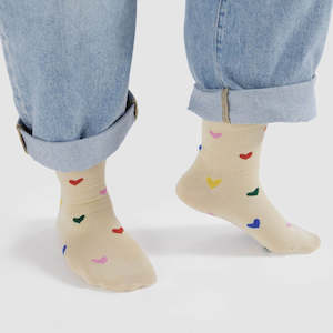 Crew Sock - Hearts