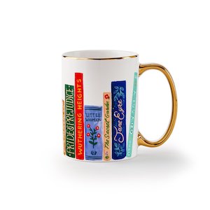 Rifle Paper Co: Book Club Porcelain Mug