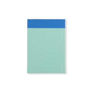 A5 Dot Grid Desk Pad - Blue & Mint