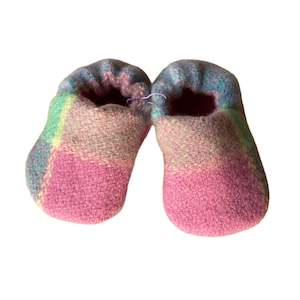 Vintage Wool Booties - Sherbet Fizz