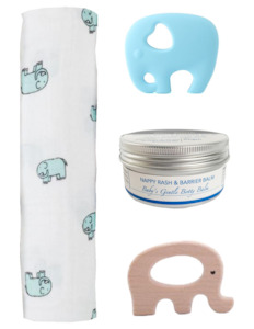 Elephant Gift Box with Aden+Anais wrap