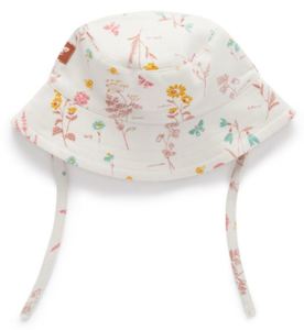 Baby wear: Purebaby Garden Bucket hat