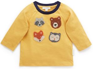 Baby wear: Purebaby Woodland Friends Tee