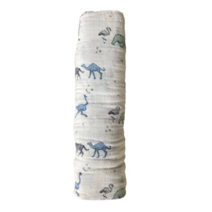 Aden + Anais Cotton Muslin Wrap - Evening Safari