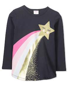 Milky Shooting Star Long Sleeved Tee