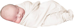 Baby wear: NZ made superfine Merino blanket - Pearl