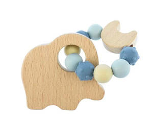 Baby wear: Wooden Animal Teethers