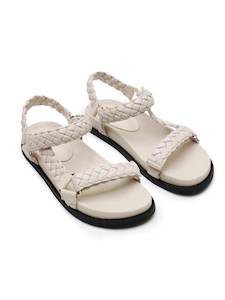 Elke Braided Sandal Oyster