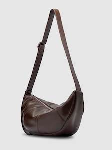 Mischa Crescent Bag Dark Choc