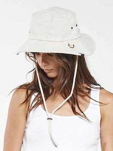 Clothing: Dell Stripe Wide Brim Hat