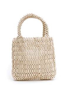 Clothing: Beaded Bag Bone