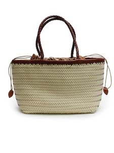 Amelia Woven Bag Cream/Vintage