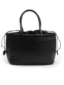 Amelia Woven Bag Black