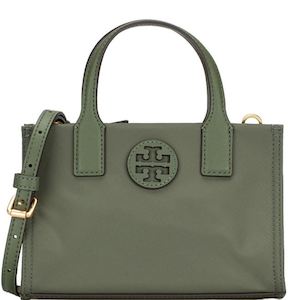 Tory Burch Ella Mini Tote Palm Green