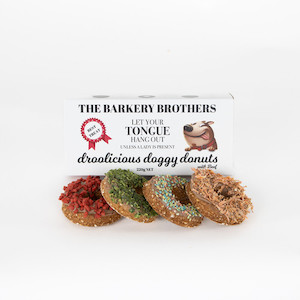 Droolicious Donuts Beef 4 pack The Barkery Brothers