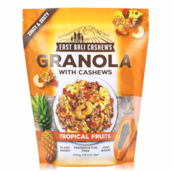 East Bali Cashews - Tropical Fruits Granola 400g