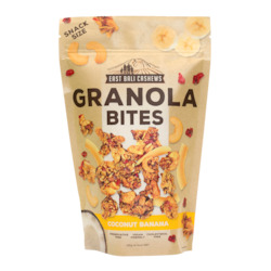 East Bali Cashews - Coconut Banana Granola Bites 125g