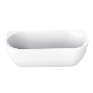 Bathroom and toilet fitting: VCBC Oval Back To Wall Bath