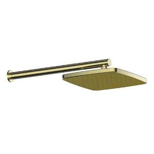 Greens Glide Syntra RainBoost® Wall Shower | Brushed Brass