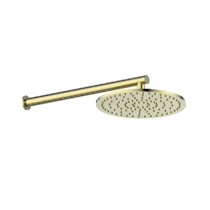 Greens Lavish Brass Wall Shower | Brushed Brass