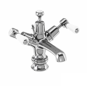 Bathroom and toilet fitting: Burlington Kensington Regent Basin Mixer with Pop Up Waste | Chrome