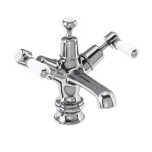 Burlington Kensington Regent Basin Mixer with Click Clack Waste | Chrome