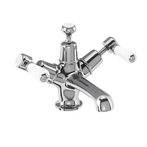 Burlington Kensington Basin Mixer with Click Clack Waste | Chrome