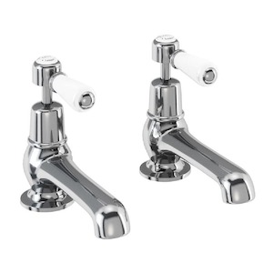 Bathroom and toilet fitting: Burlington Kensington 12.5cm Basin Taps | Chrome