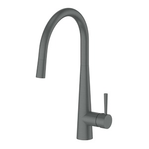 Greens Galiano Pull Out Sink Mixer | Gunmetal