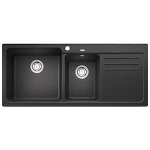 Blanco Silgranit Naya 8 S Double Sink with Drainer | Anthracite